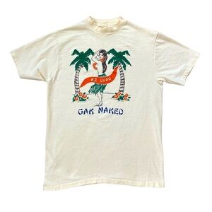 Vintage 90s Hanes Hawaiian Luau Single Stitch T-shirt